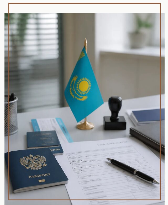 Оформление визы в Казахстан для поездки и работы в Вятских Поляне