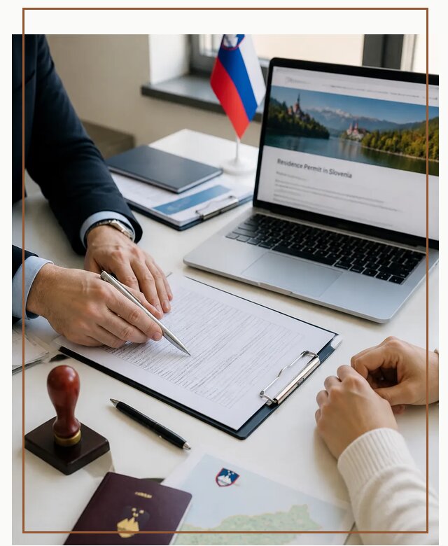 Оформление вида на жительство в Словении под ключ в Вятских Поляне