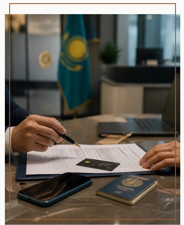 Открытие счета и банковской карты в Казахстане в Вятских Поляне